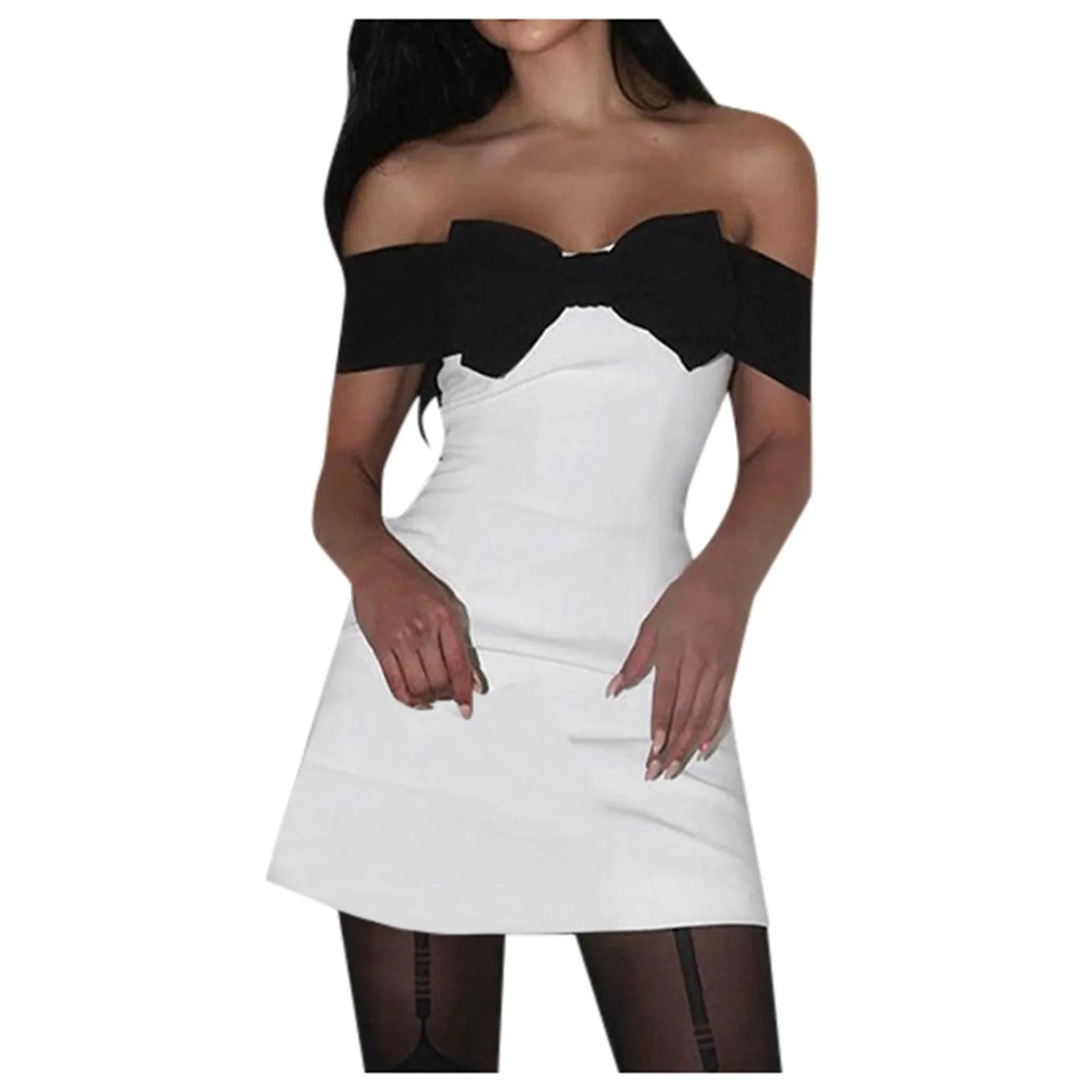 Women's Dress Hip Bow Dress